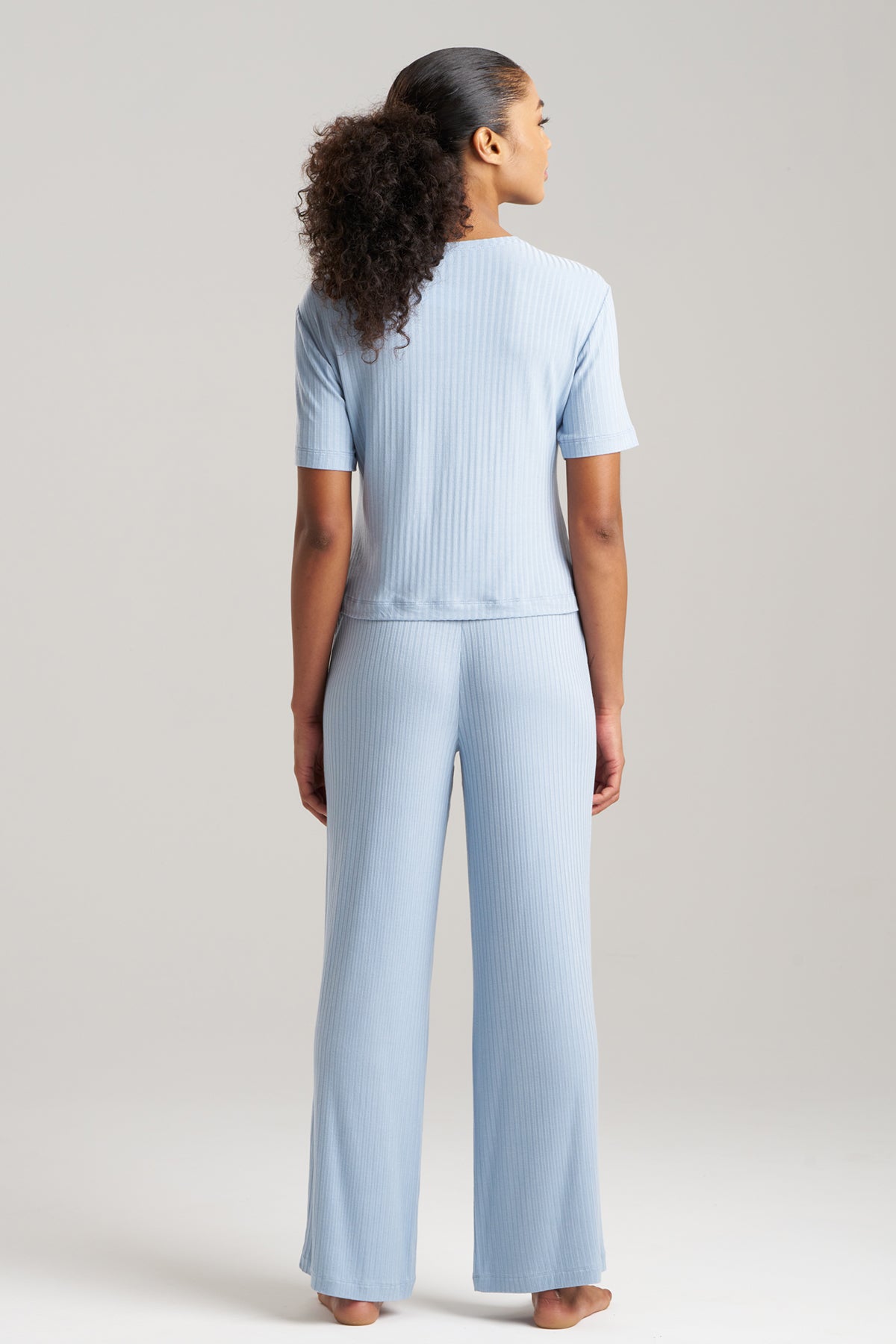 Natori Skye Rib Ease Short Sleeve Top