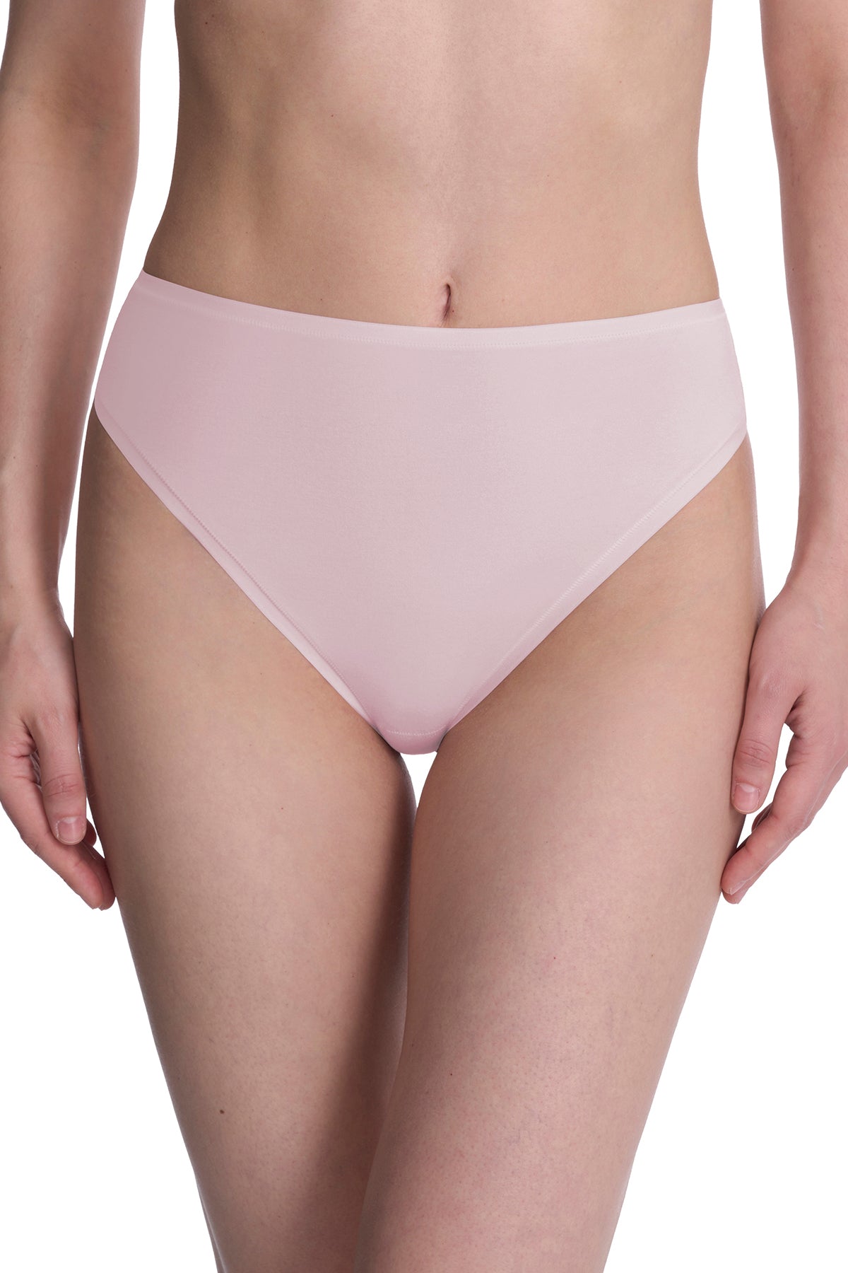 Natori Bliss Bare Cotton High Cut Brief 3-Pack