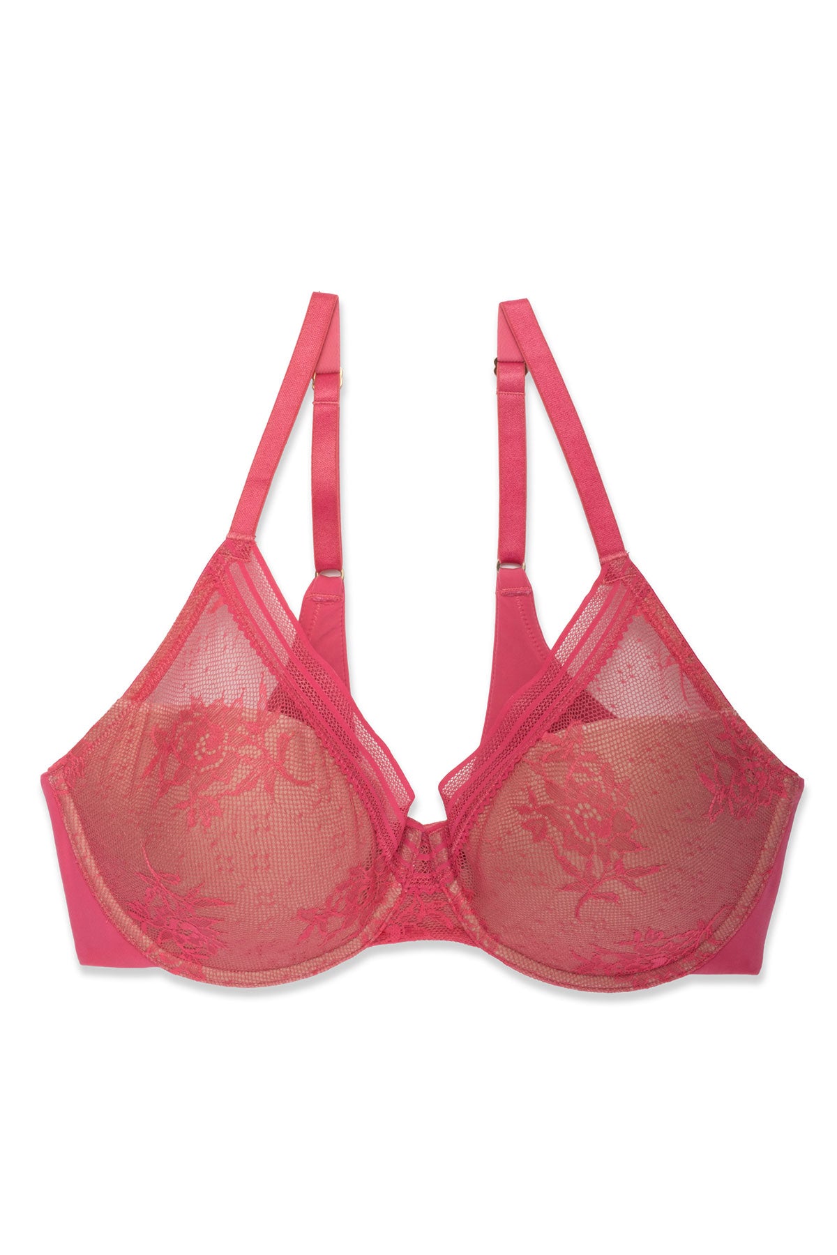 Natori Love Lace Full Coverage Plunge T-Shirt Bra