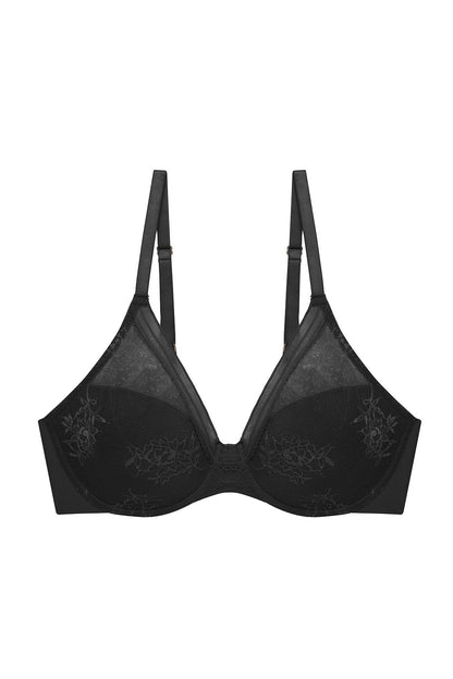 Natori Love Lace Full Coverage Plunge T-Shirt Bra