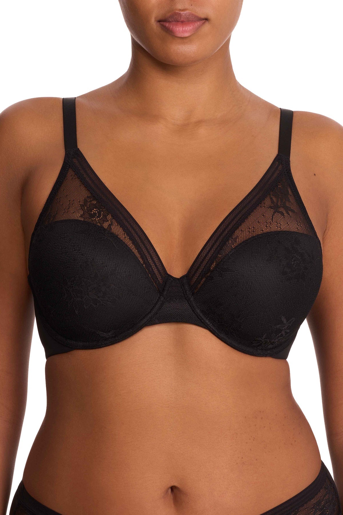 Natori Love Lace Full Coverage Plunge T-Shirt Bra
