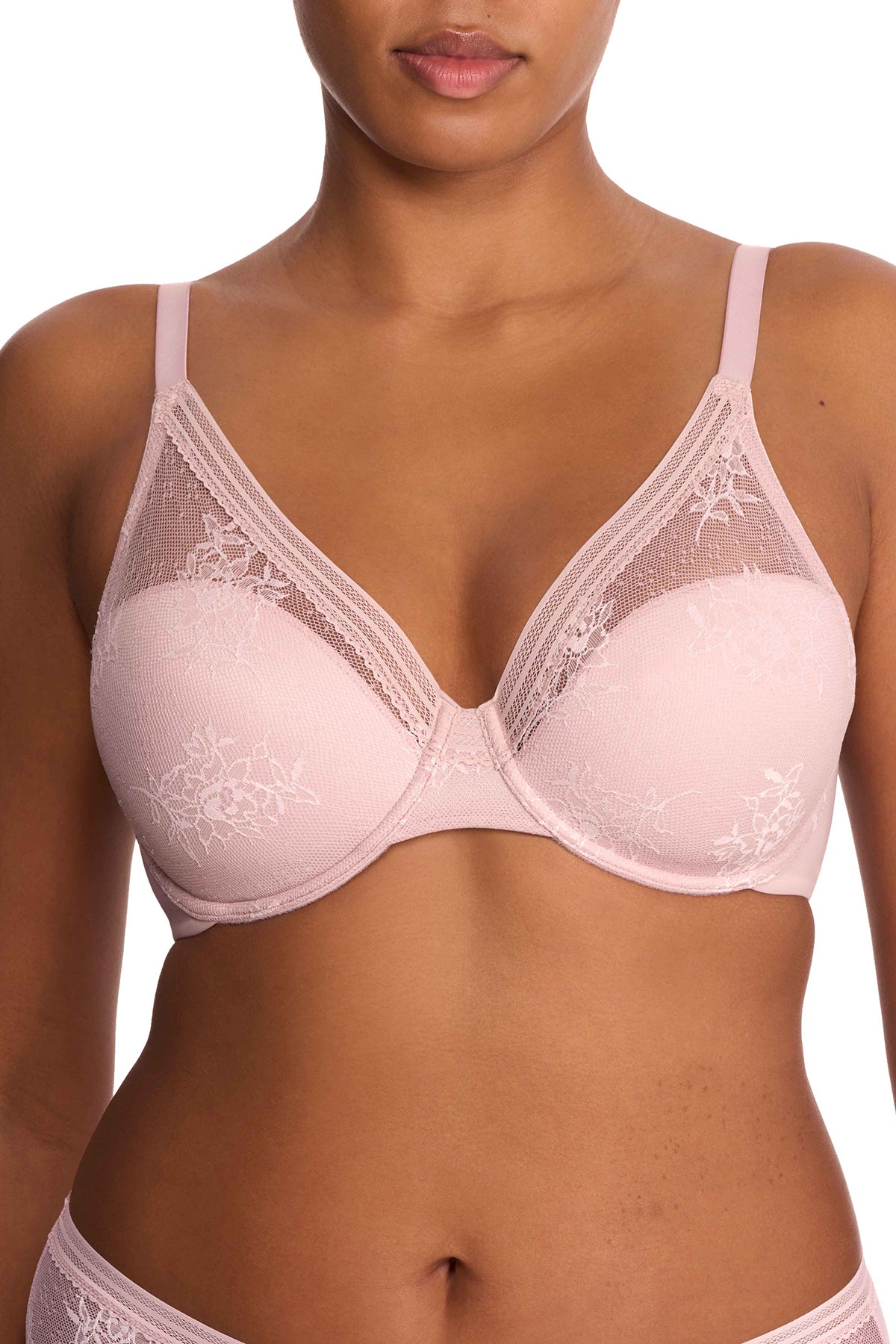Natori Love Lace Full Coverage Plunge T-Shirt Bra