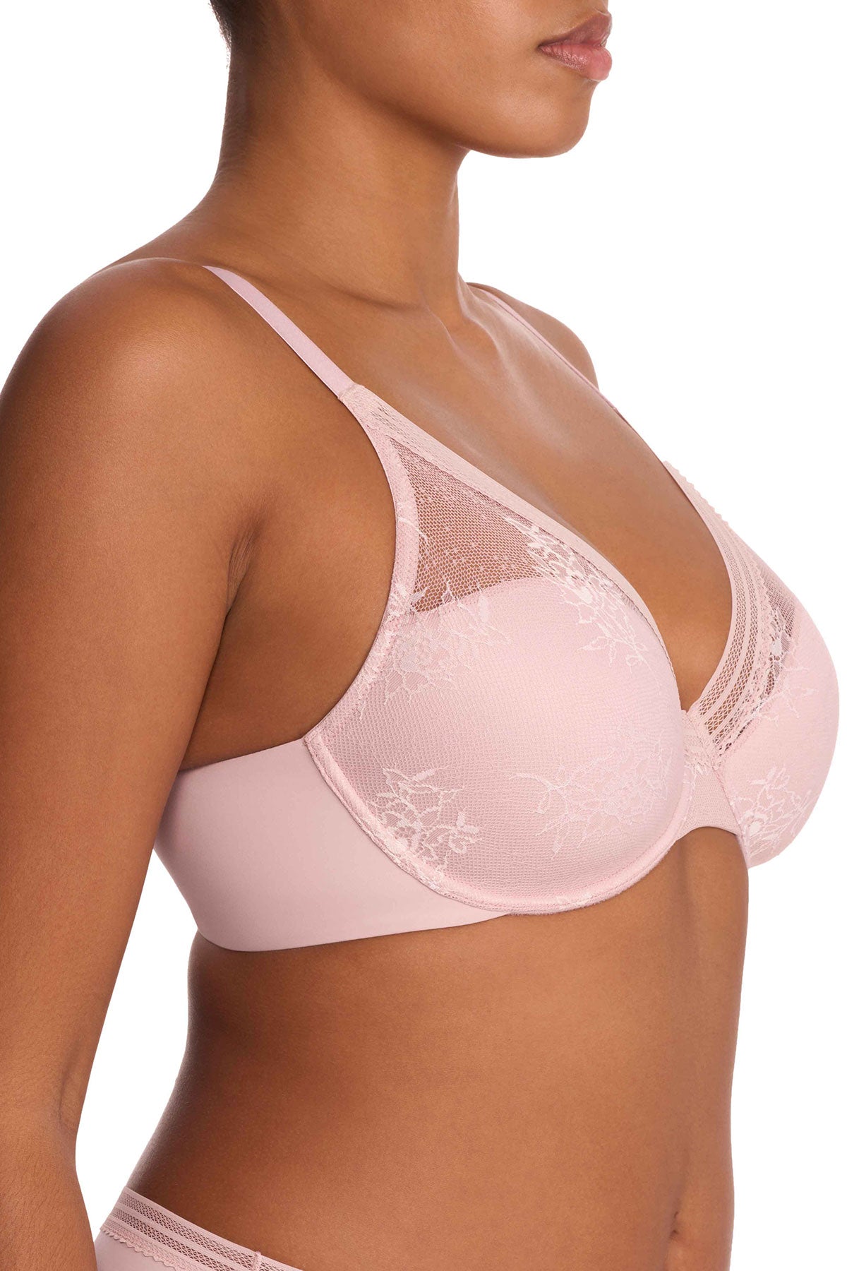 Natori Love Lace Full Coverage Plunge T-Shirt Bra