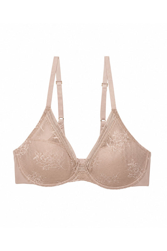 Natori Love Lace Full Coverage Plunge T-Shirt Bra