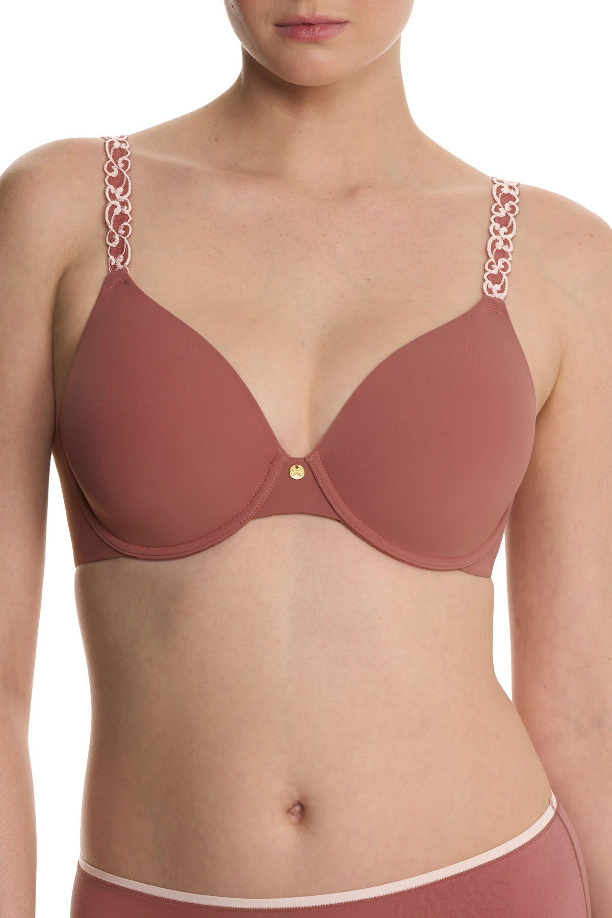 Natori Pure Luxe Custom Coverage Contour Underwire Bra