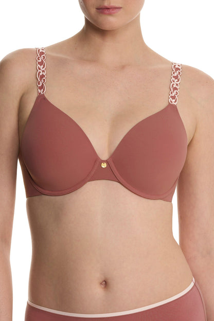 Natori Pure Luxe Custom Coverage Contour Underwire Bra
