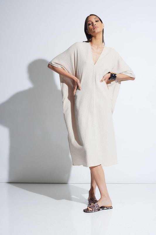Natori Buy Onsen Cotton Caftan in Sand Dune Online
