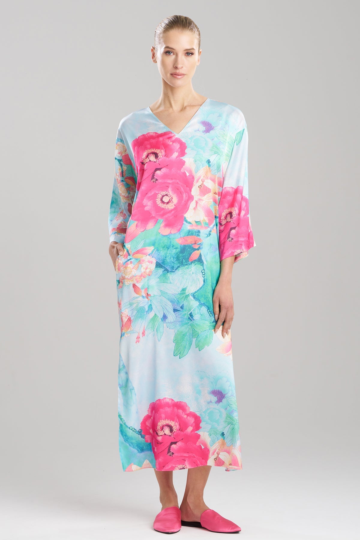 Natori Floral Garden Caftan