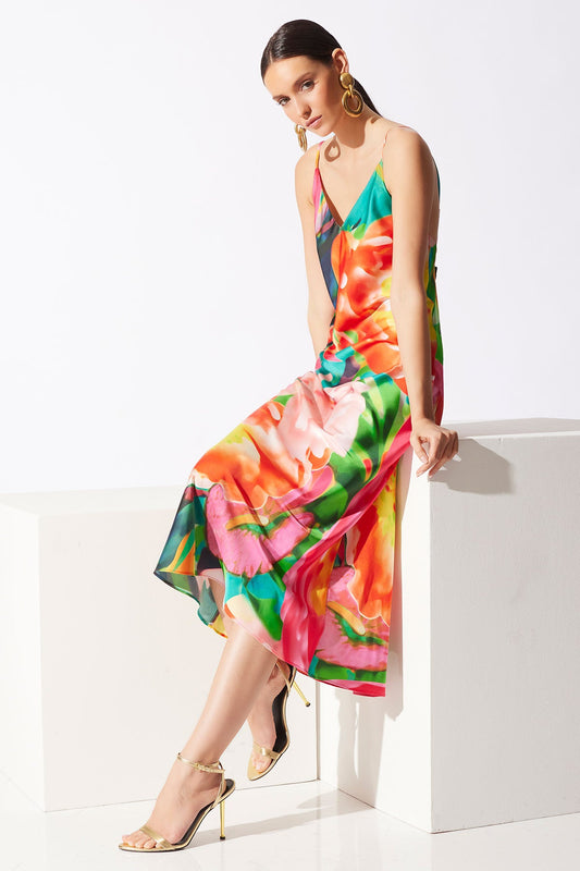 Natori Garbo V-Neck Slip Dress