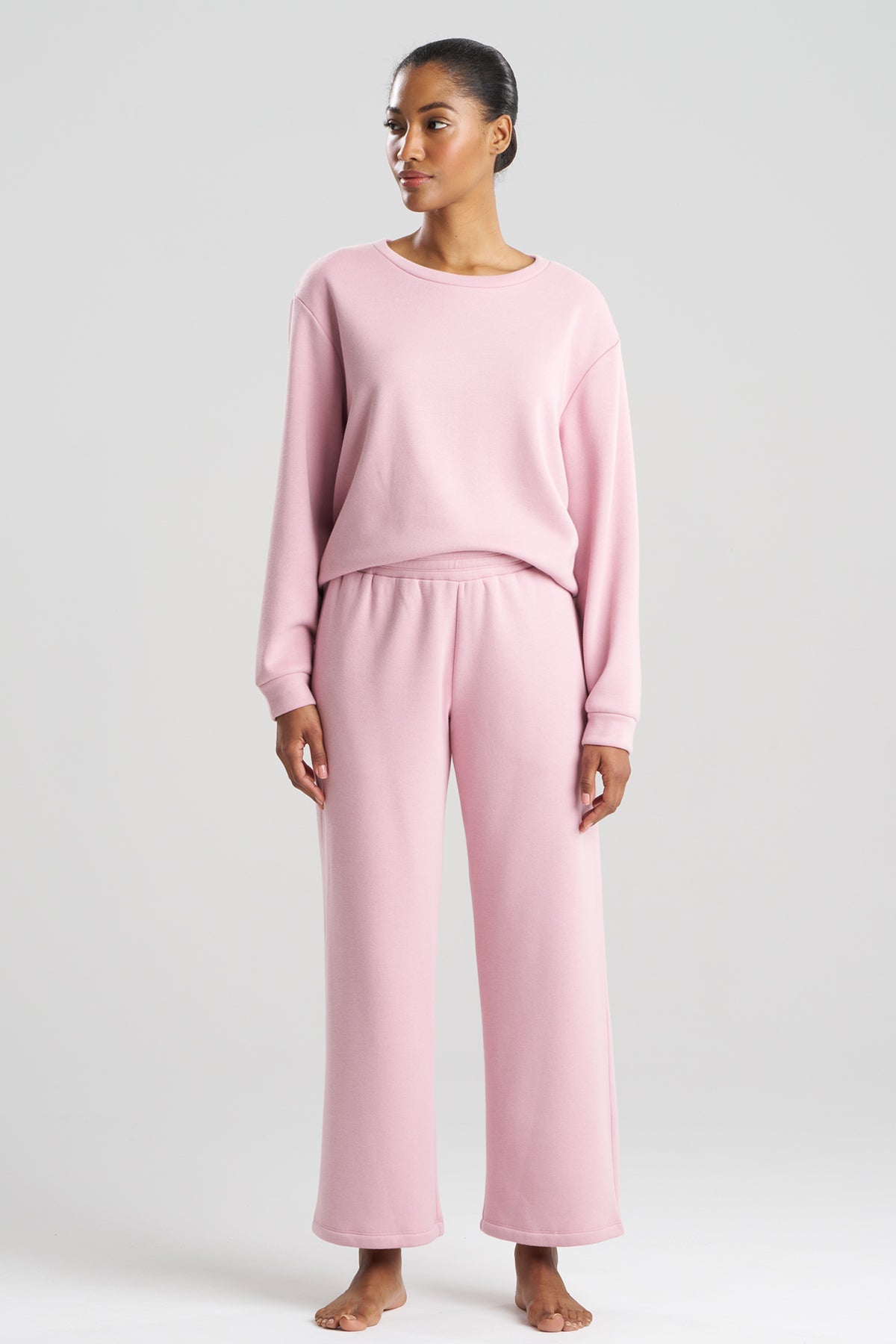 Natori Nova Cozy Brushed Knit Everywhere Straight Leg Pants