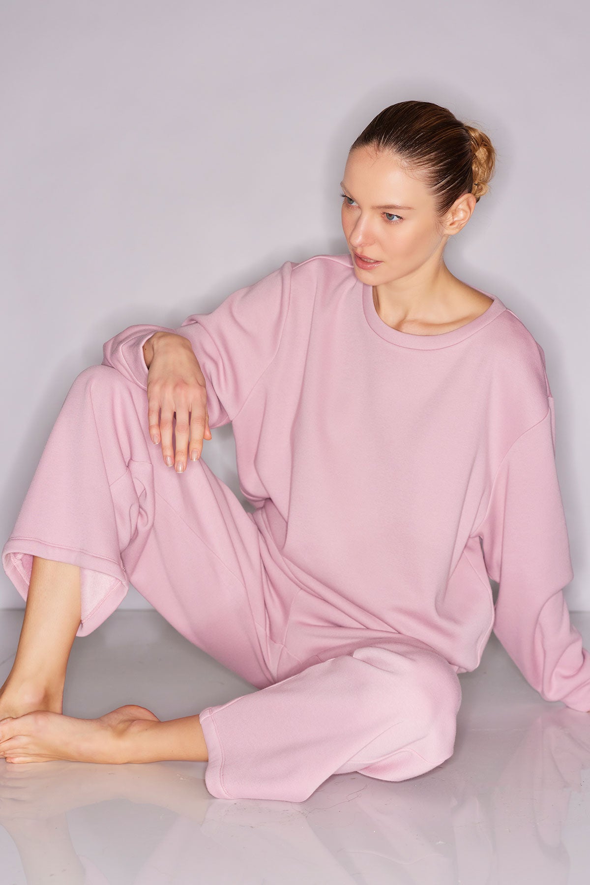 Natori Nova Cozy Brushed Knit Everywhere Straight Leg Pants