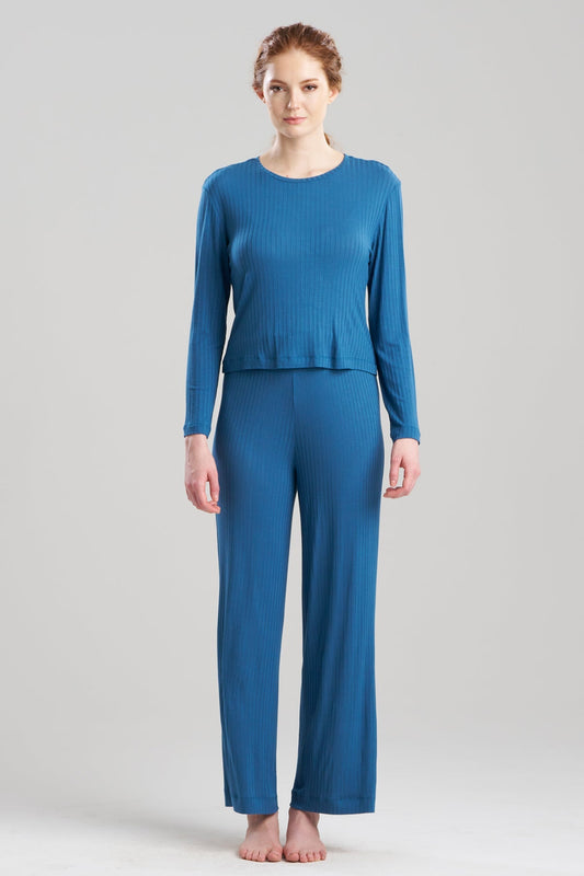 Natori Skye Rib Ease Long Sleeve Top