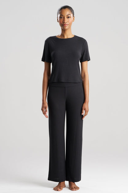 Natori Skye Rib Ease Short Sleeve Top
