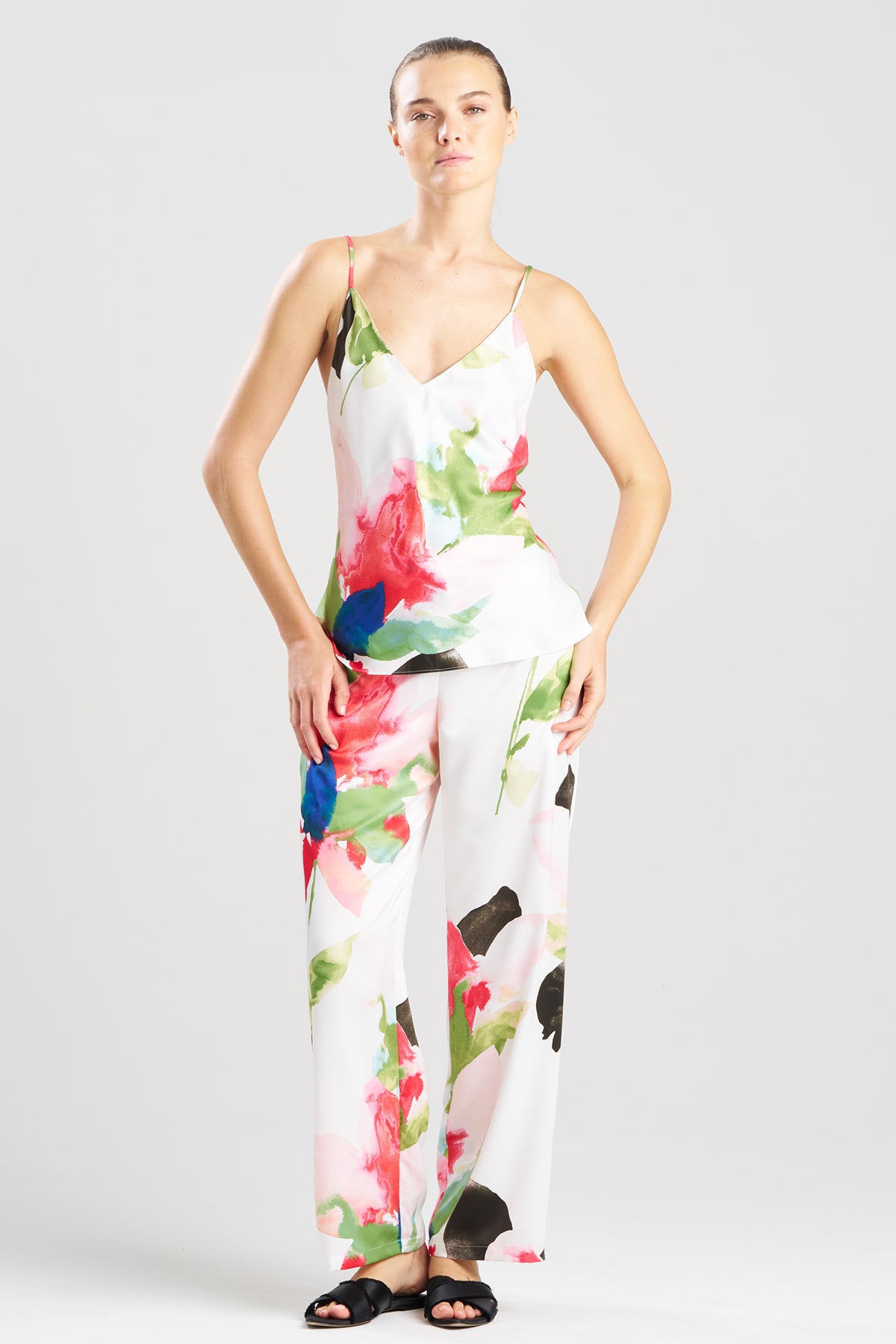 Natori Calypso Printed Charmeuse Cami PJ