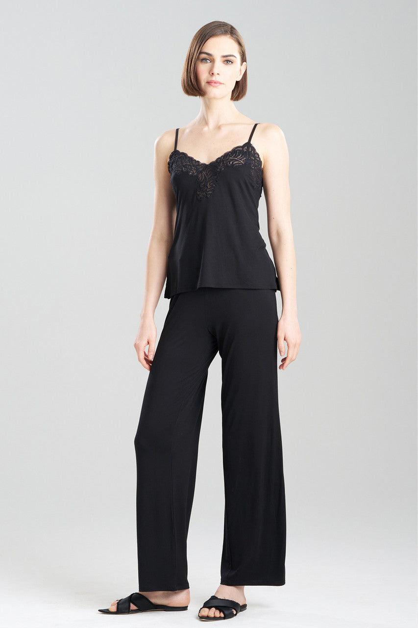Natori Buy Feathers Essentials Lenzing™ Ecovero™ Viscose Lace Cami PJ in Black Online