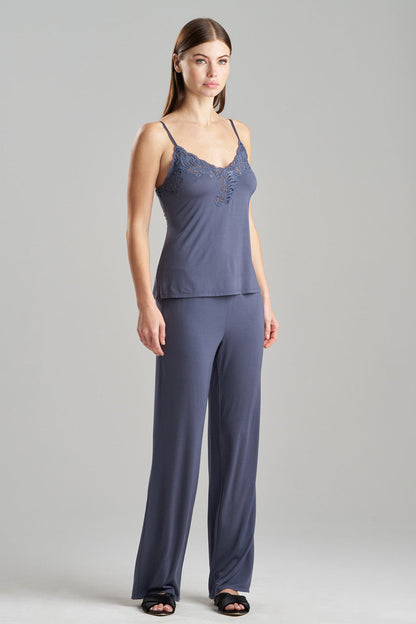 Natori Buy Feathers Essentials Lenzing™ Ecovero™ Viscose Lace Cami PJ in Ash Navy Online