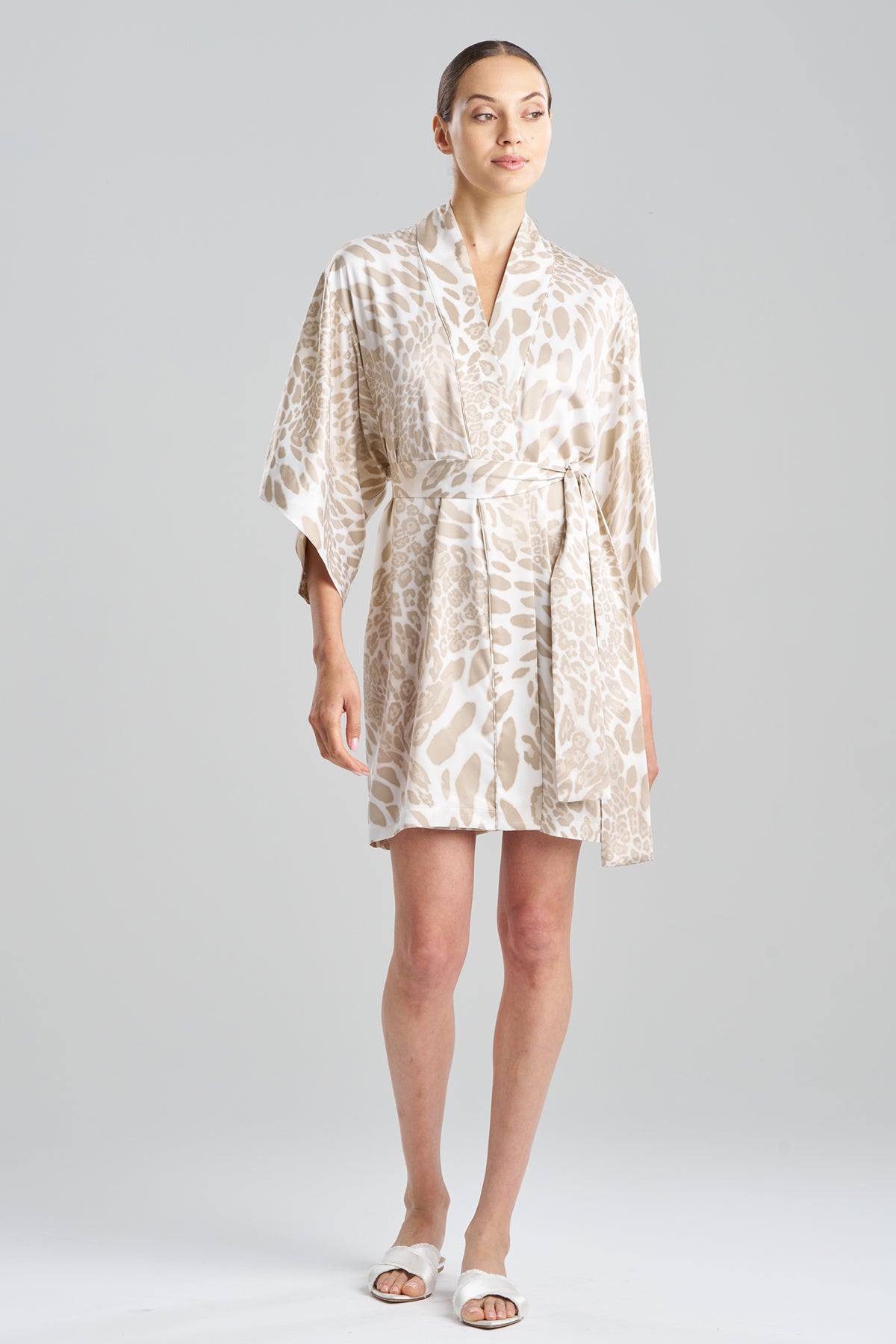 Natori Luxe Leopard Wrap