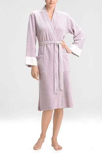 Natori Buy Nirvana Brushed Terry Robe in Royal Purple Online