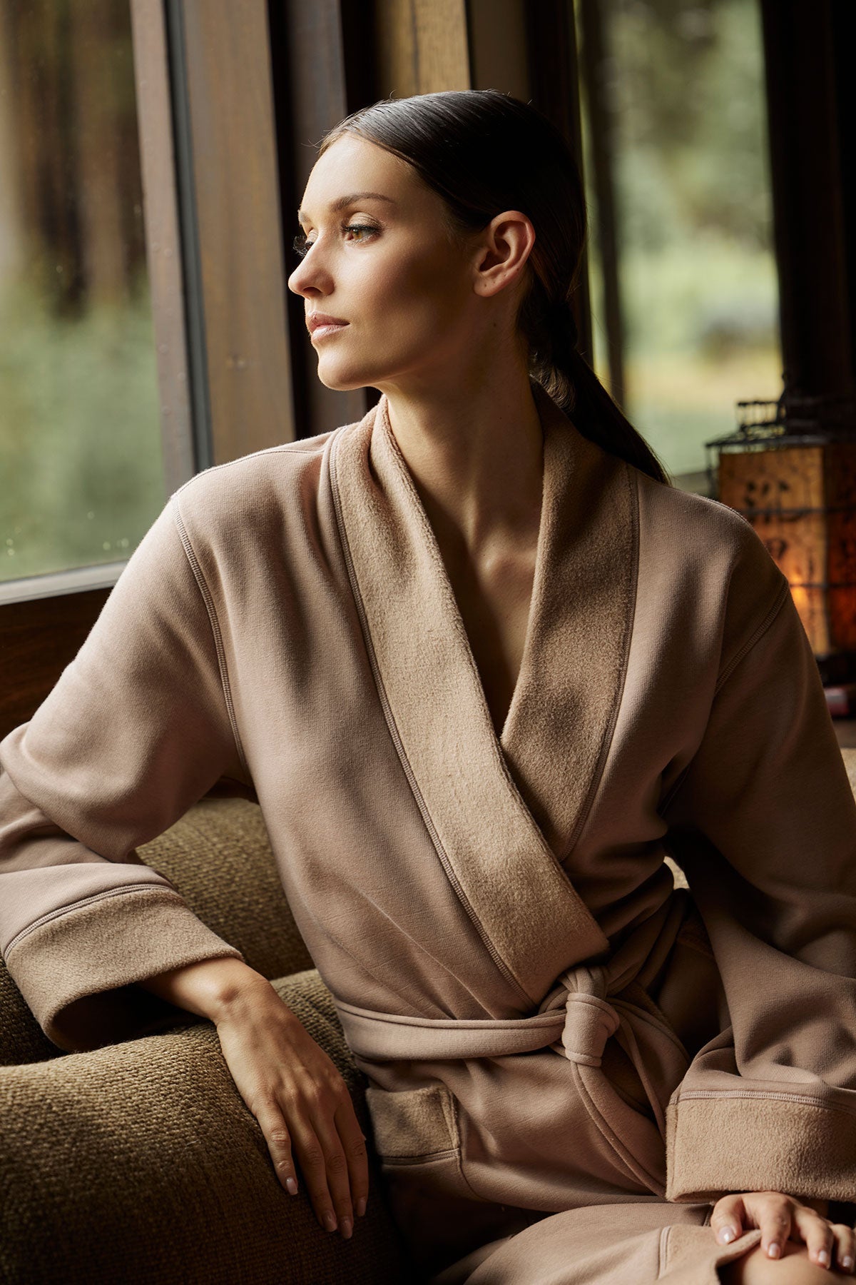 Natori Nova Cozy Brushed Knit Dream Robe