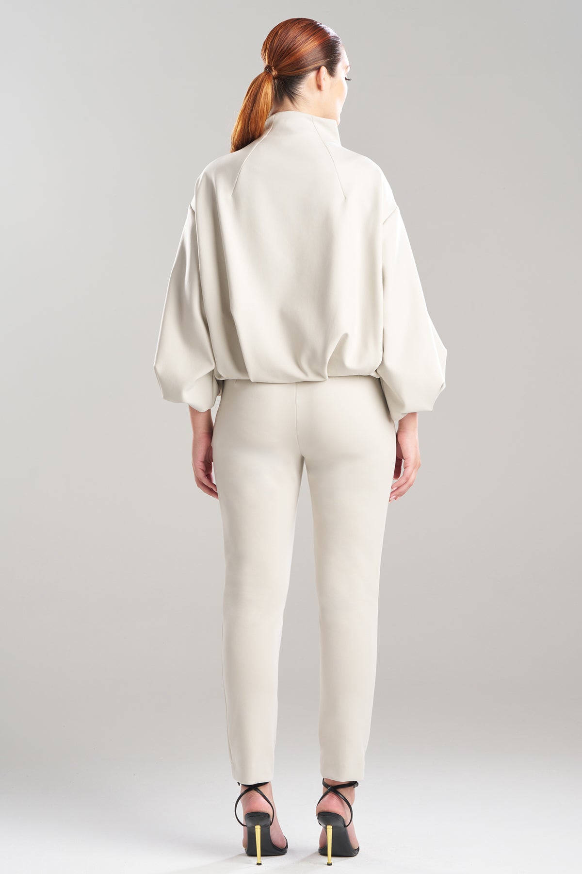 Natori Techno Crepe Bomber Jacket