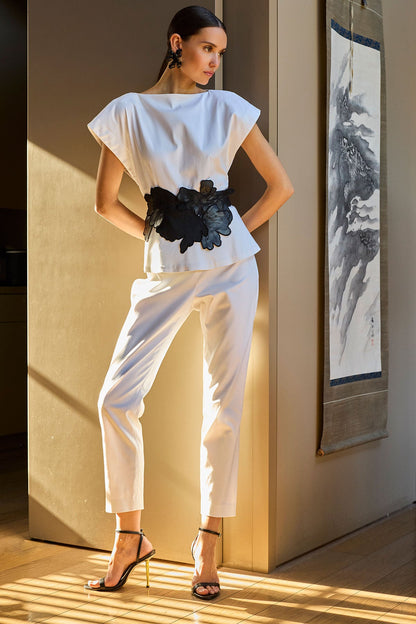 Natori Cotton Chino Top
