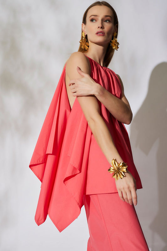 Natori Techno Poplin Handkerchief Top
