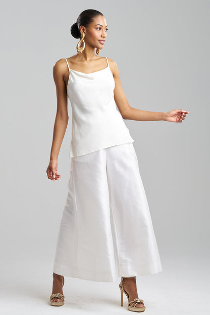 Natori Buy Couture Silk Crepe Cowl Cami in Warm White Online