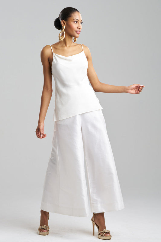 Natori Buy Couture Silk Crepe Cowl Cami in Warm White Online