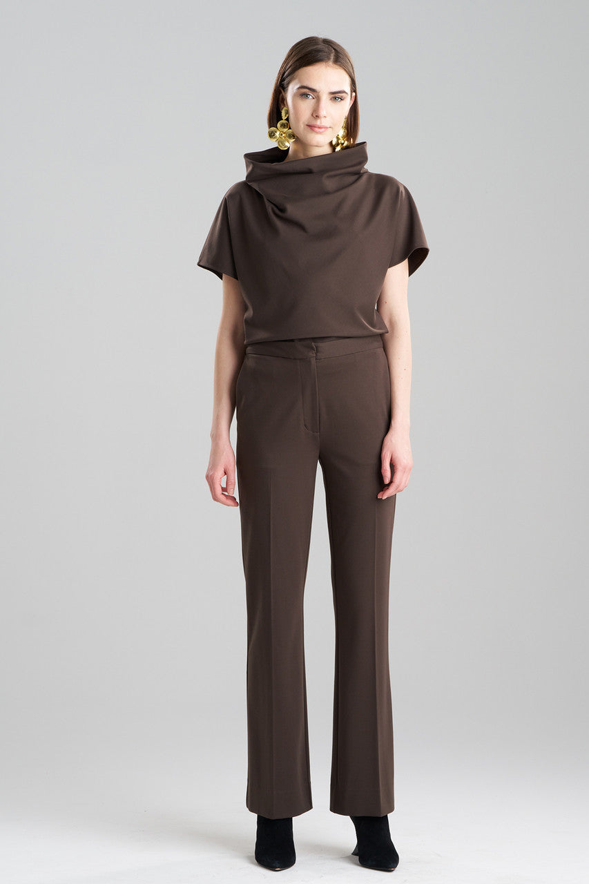 Natori Buy Compact Knit Trousers in Espresso Online