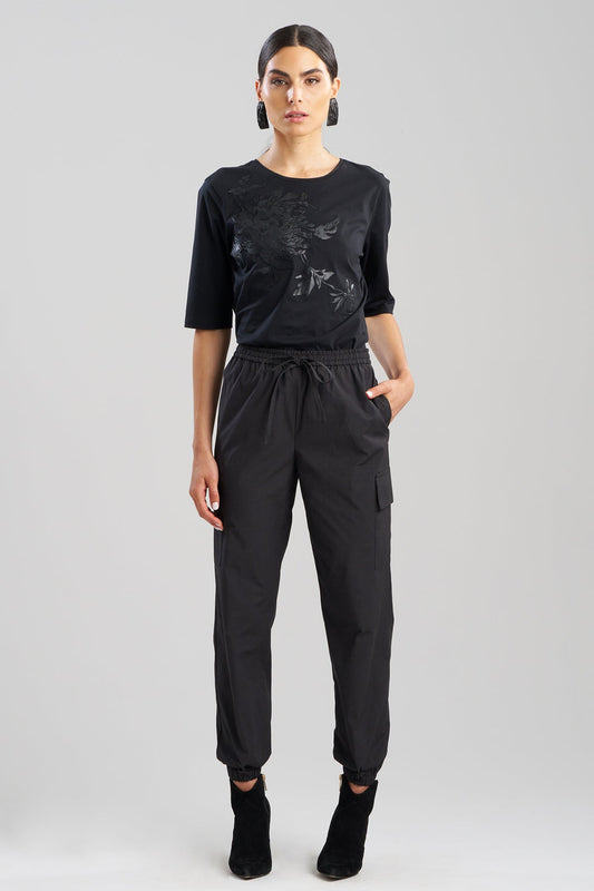 Natori Buy Tech Cotton Taffeta Cargo Joggers online