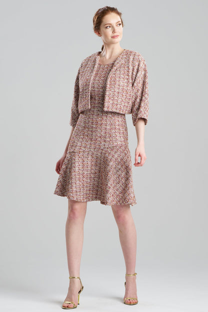 Natori Tweed Cropped Jacket