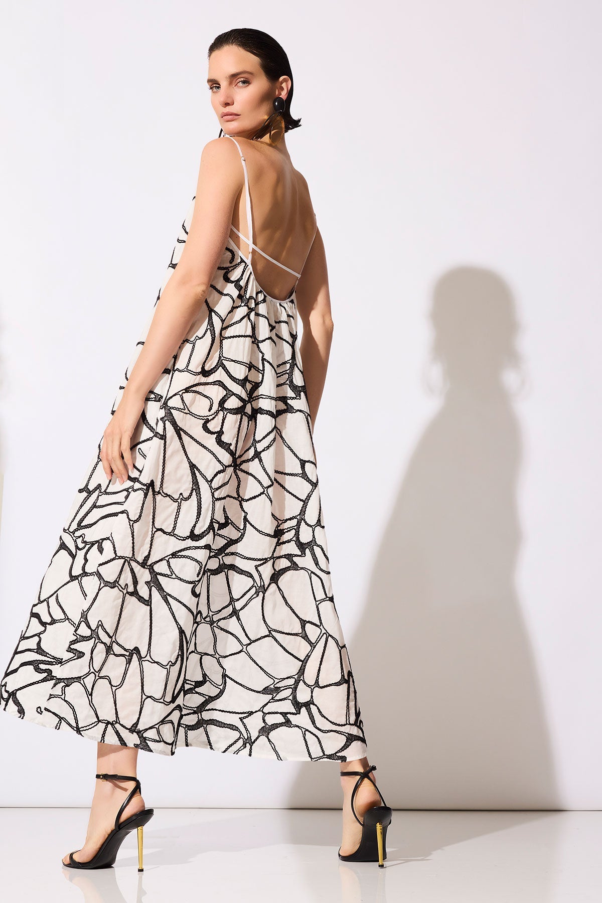 Natori Butterfly Embroidery Cotton Sundress