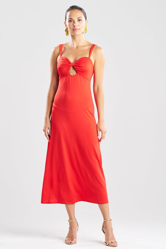 Natori Solid Jersey Maxi Dress