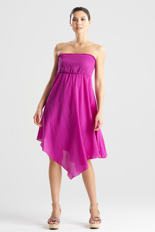 Natori Cotton Gauze Bandeau Dress