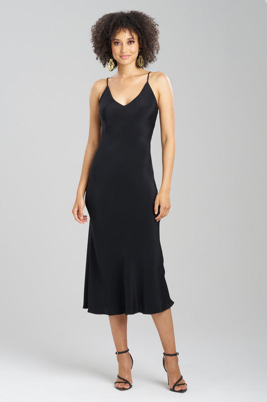 Natori Buy Couture Silk Crepe Gown in Black Online