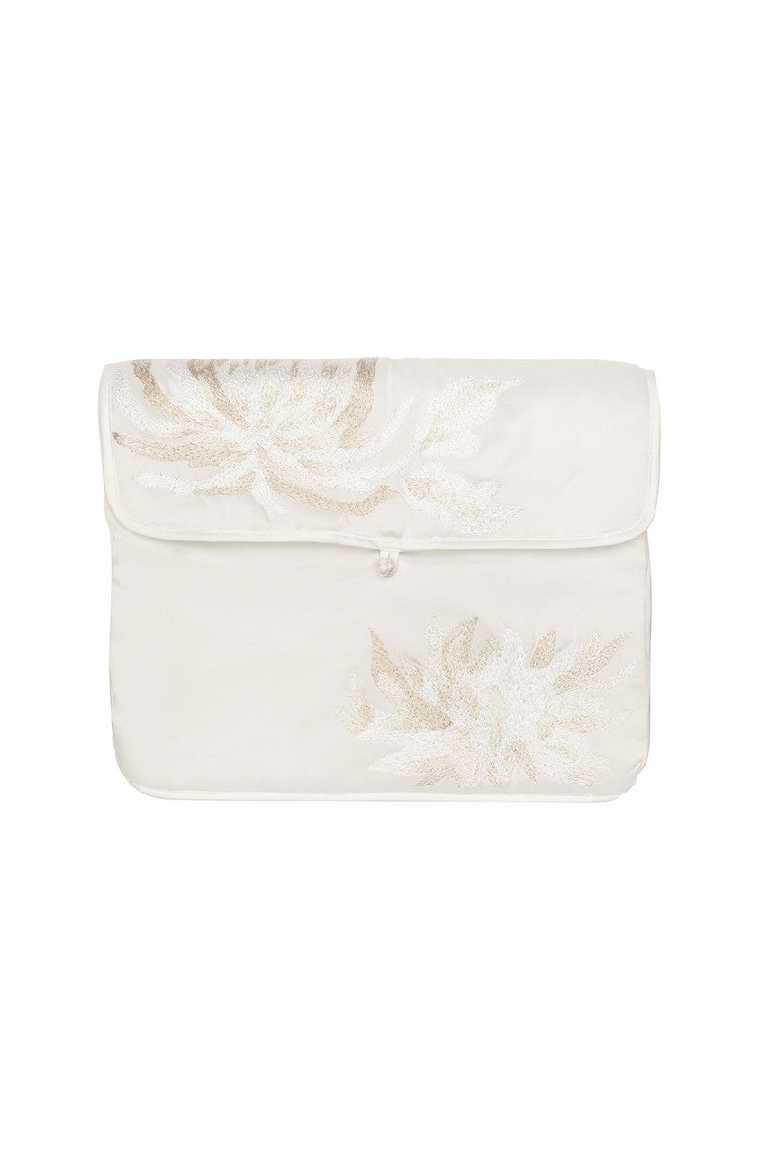Natori Buy Bridal Embroidery Small Lingerie Bag in Warm White Online