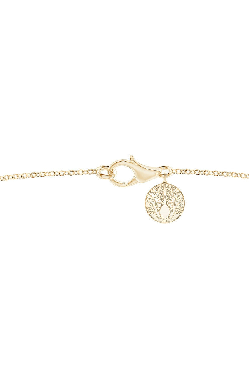 Natori Buy Kamon 14k Diamond Border Pendant Necklace in 14K Yellow Gold Online
