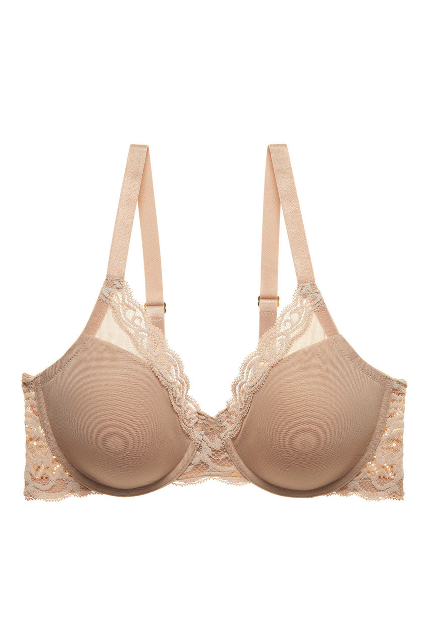Natori Buy Feathers Full Figure Contour Underwire Bra in Café Online