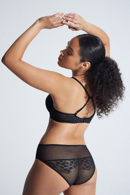 Natori Buy Cherry Blossom Convertible Bra in Black Online