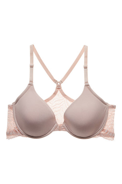 Natori Buy Lush Front Close Contour Underwire Bra in Rose Beige/Warm White Online