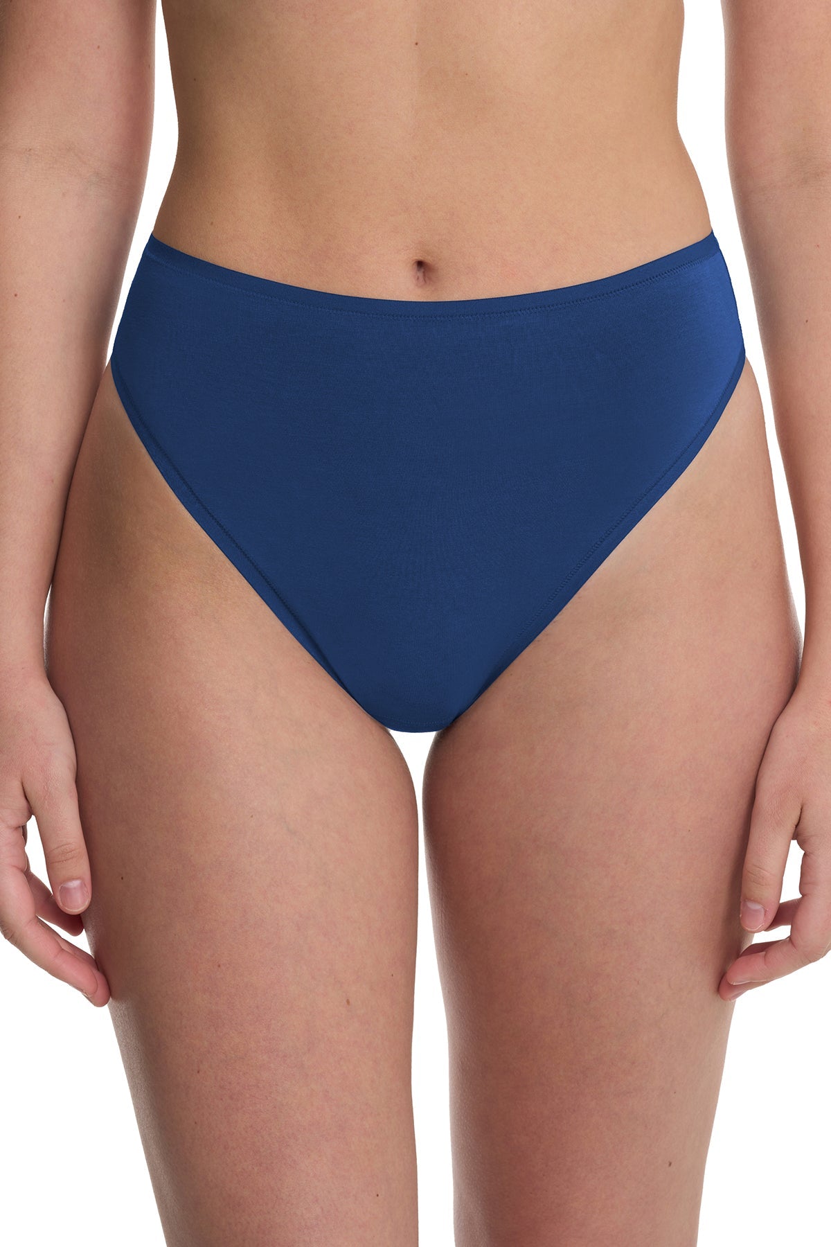 Natori Bliss Bare Cotton High Cut Brief