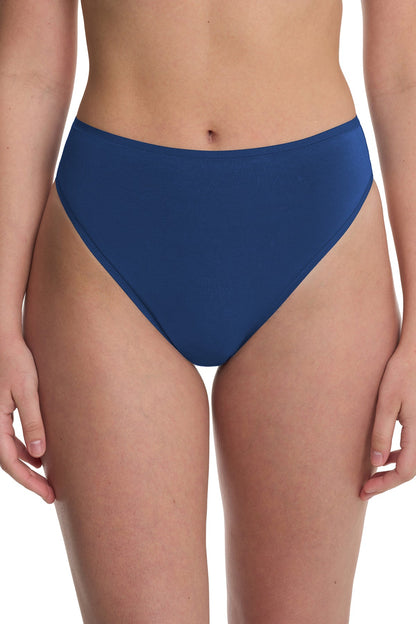 Natori Bliss Bare Cotton High Cut Brief