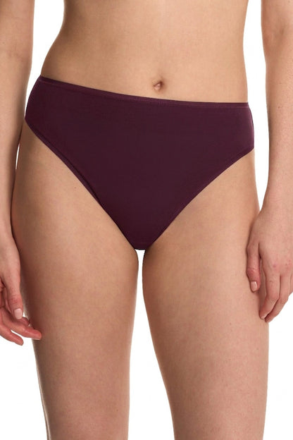 Natori Bliss Bare Cotton High Cut Brief