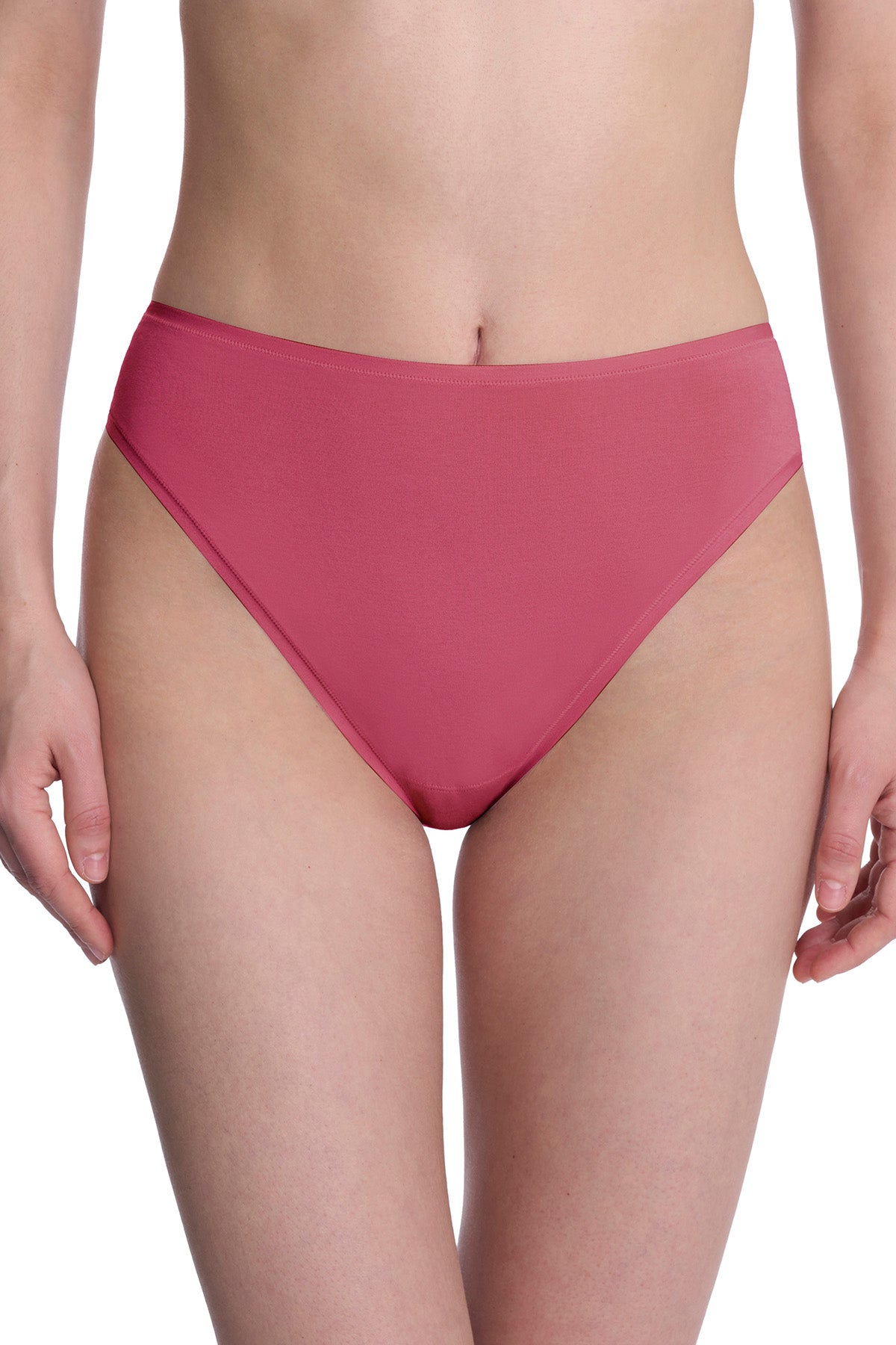 Natori Bliss Bare Cotton High Cut Brief