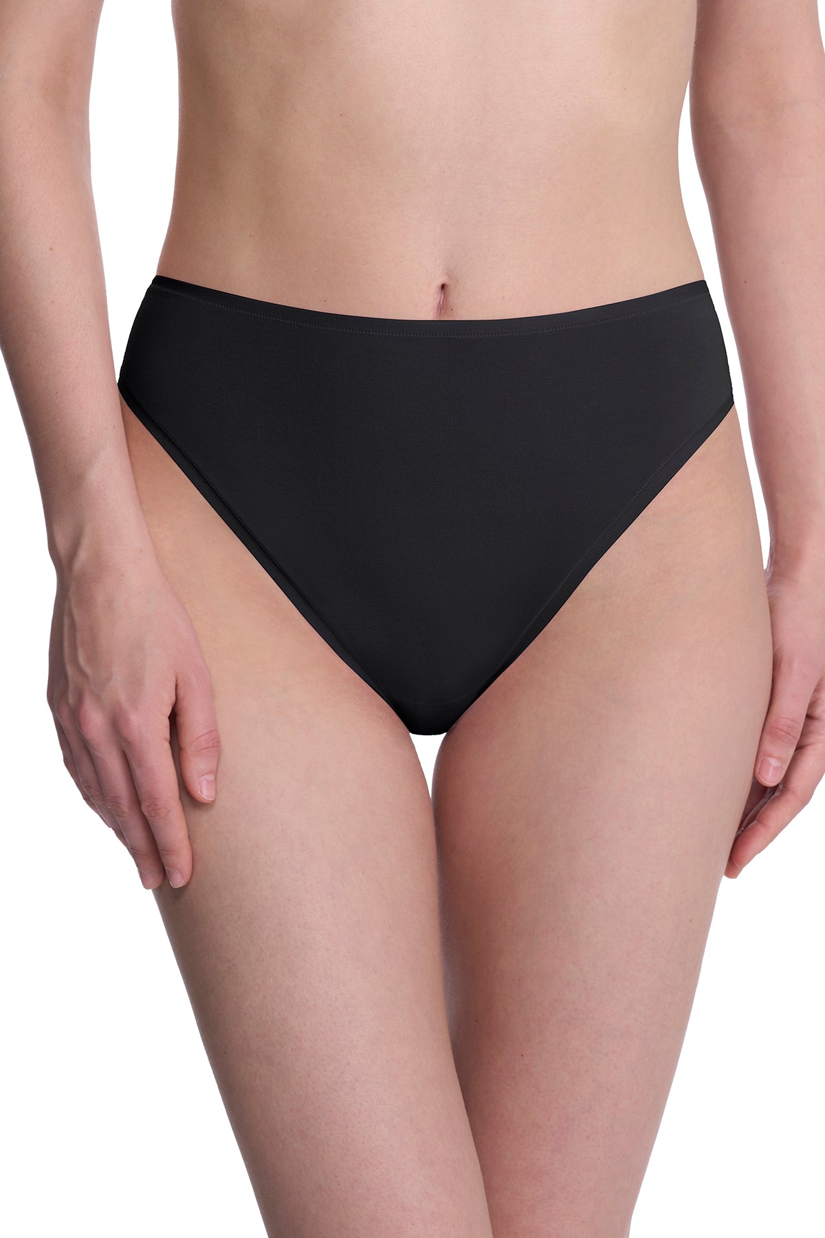 Natori Bliss Bare Cotton High Cut Brief