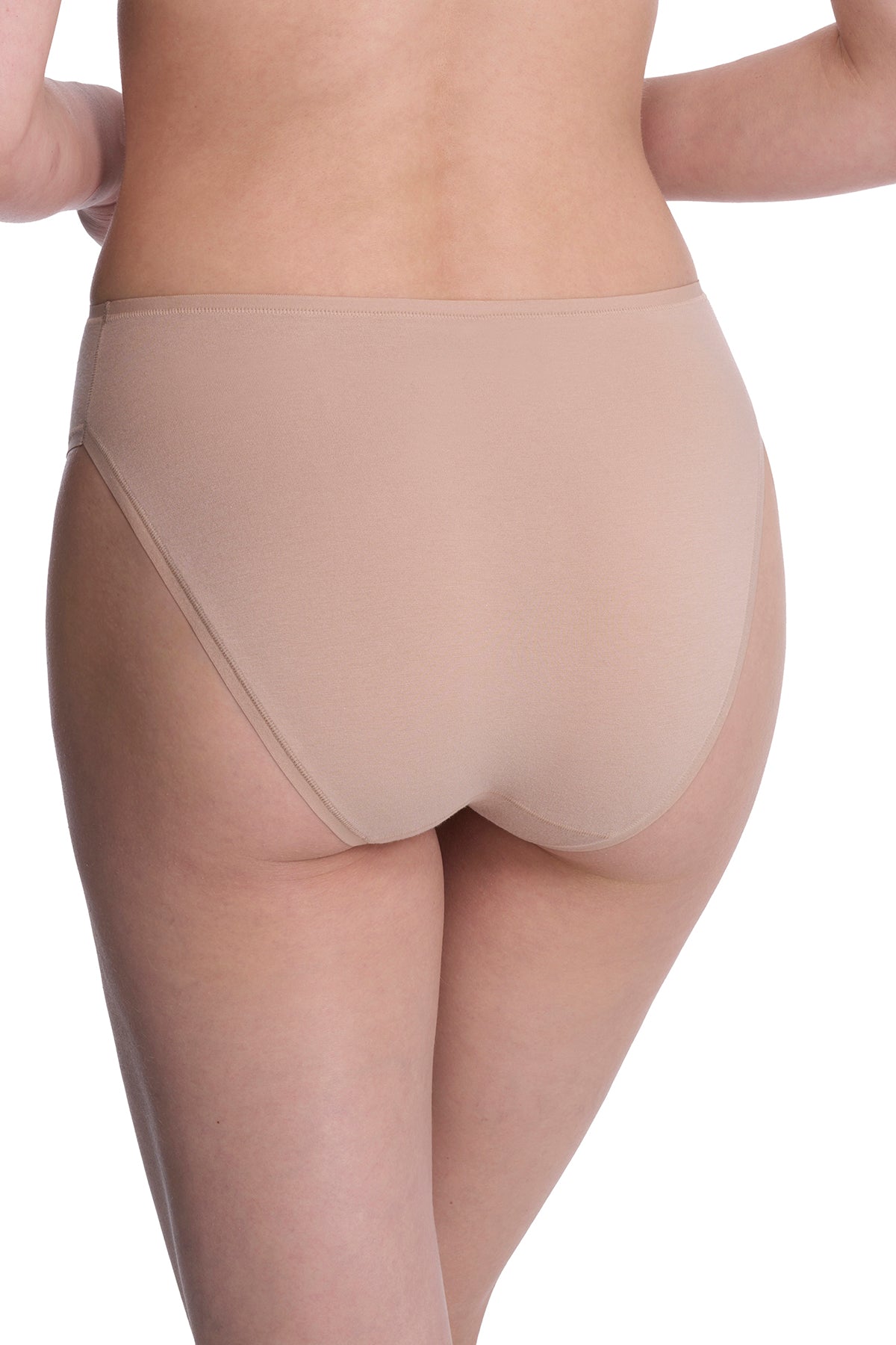 Natori Bliss Bare Cotton High Cut Brief