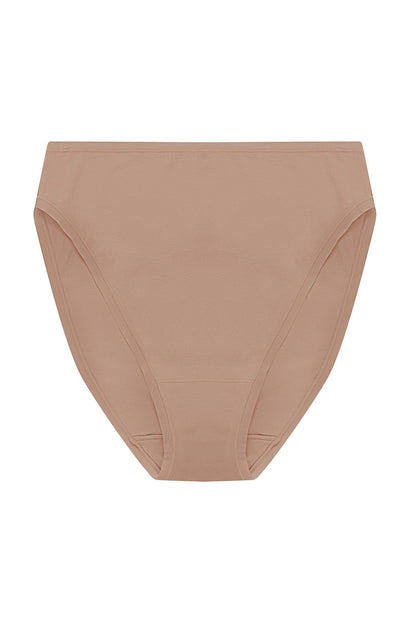 Natori Bliss Bare Cotton High Cut Brief