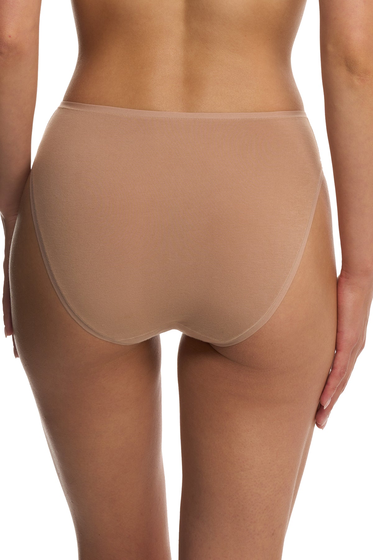 Natori Bliss Bare Cotton High Cut Brief