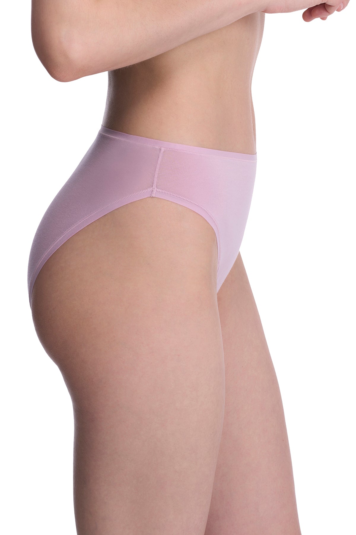 Natori Bliss Bare Cotton High Cut Brief