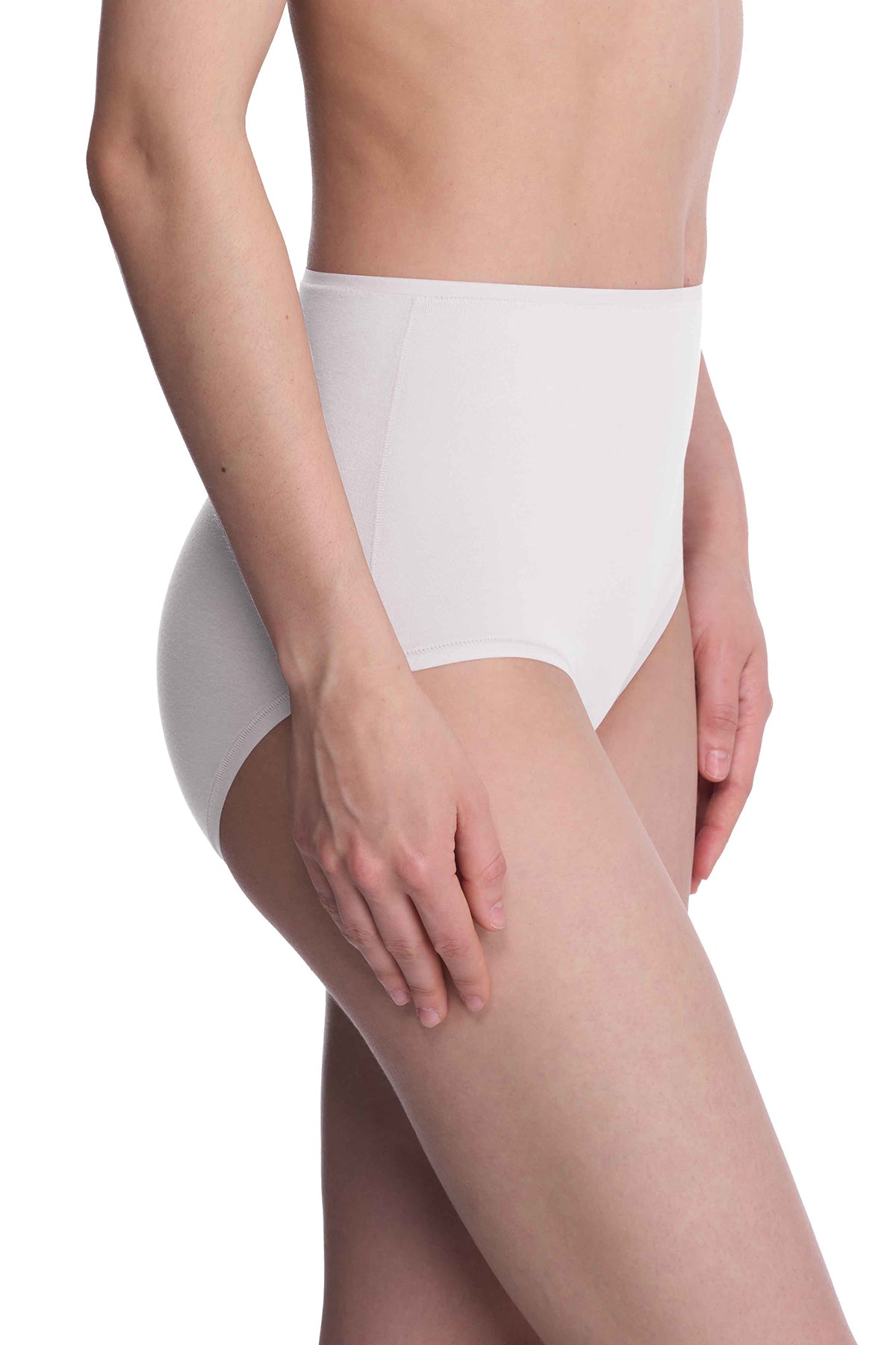 Natori Bliss Bare Cotton High Waist Brief